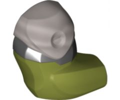 Arm Giant with Shoulder Armor, Right with Black Sleeve and Silver Plate Pattern