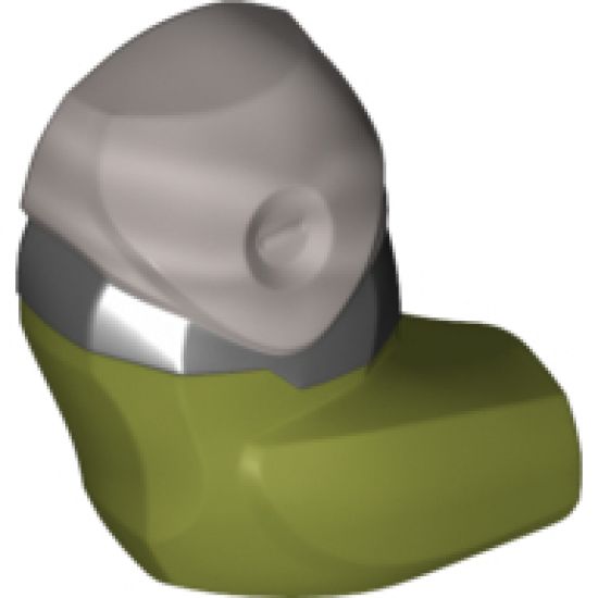 Arm Giant with Shoulder Armor, Right with Black Sleeve and Silver Plate Pattern
