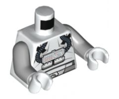 Torso SW Clone Pilot with Light Bluish Gray Belt and Rebreather Apparatus Pattern / Light Bluish Gray Arms / White Hands
