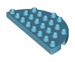 Duplo, Plate Round Corner 4 x 8 Double