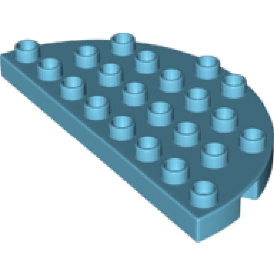 Duplo, Plate Round Corner 4 x 8 Double