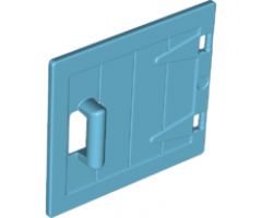 Duplo, Building Door / Window Pane 1 x 4 x 3 Wooden Gate with Handle