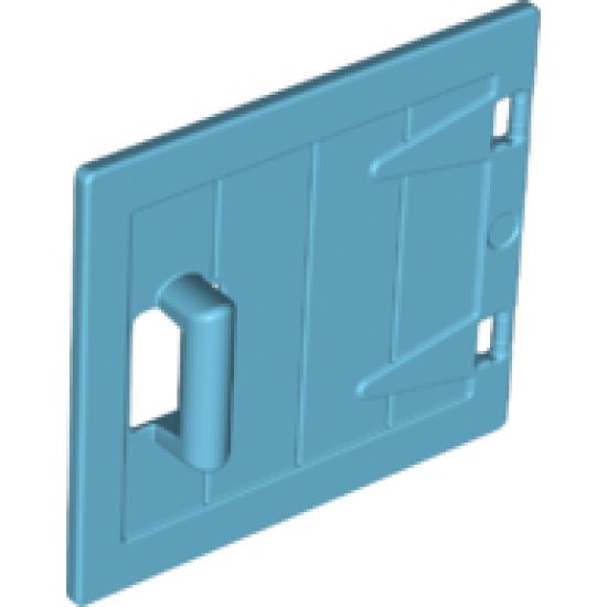 Duplo, Building Door / Window Pane 1 x 4 x 3 Wooden Gate with Handle