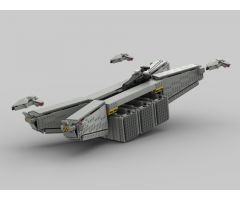 Futuristic Military Dropship