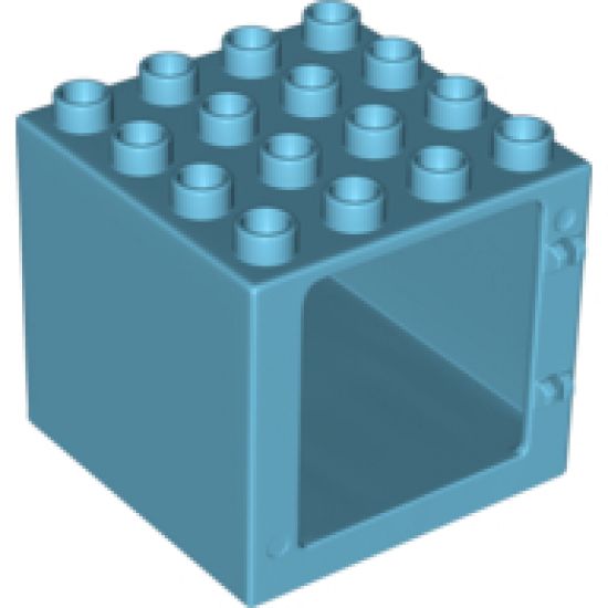 Duplo, Building Door / Window Frame 4 x 4 x 3 Thin Top