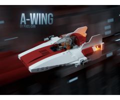 PiXEL-DANs A-WING - Minifig-Scale - 15-USD ONLY - FREE