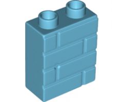 Duplo, Brick 1 x 2 x 2 with Masonry Profile (Brick Profile)