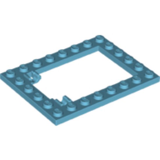 Plate, Modified 6 x 8 Trap Door Frame Horizontal (Long Pin Holders)