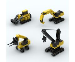 Micro Construction Vehicles (Set 1)