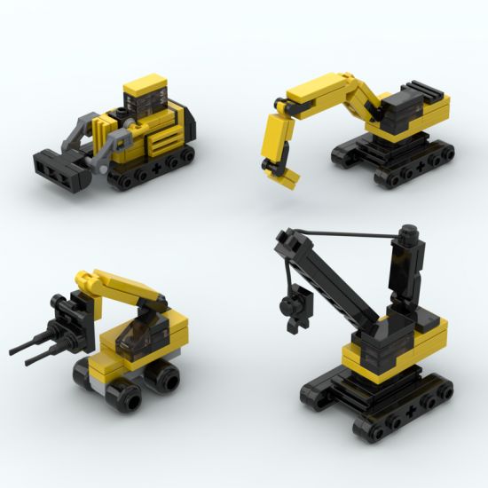 Micro Construction Vehicles (Set 1)