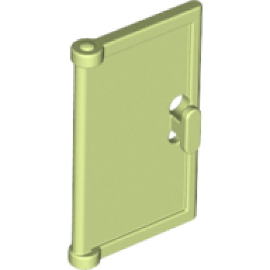 Door 1 x 2 x 3 with Vertical Handle, Mold for Tabless Frames