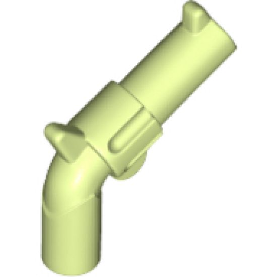 Minifigure, Weapon Gun, Pistol Revolver - Large Barrel