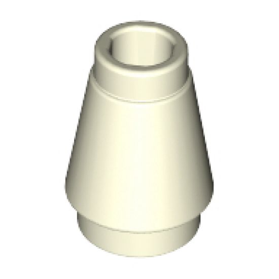 Cone 1 x 1 with Top Groove