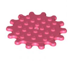 Plate, Round 6 x 6 with 14 Gear Teeth / Flower Petals