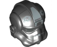 Minifigure, Headgear Helmet SW Stormtrooper Type 2, TIE Bomber Pilot Pattern