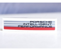 Slope, Curved 4 x 1 with 'PORSCHE INTELLIGENT PERFORMANCE' Pattern Model Right Side (Sticker) - Set 75887