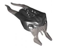Bionicle Head, Barraki Mantax, Marbled Pearl Light Gray Pattern