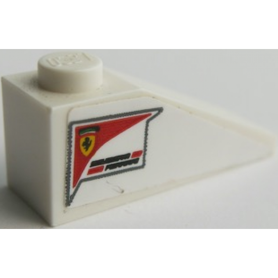 Slope 33 3 x 1 with Ferrari Logo and 'SCUDERIA FERRARI' Pattern on Both Sides (Stickers) - Set 75879