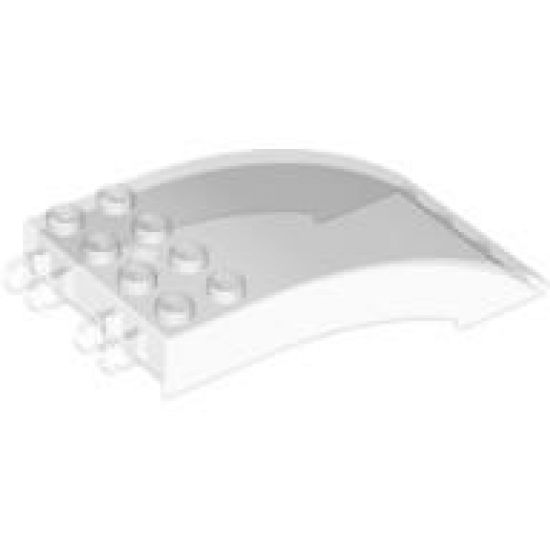Windscreen 8 x 4 x 2 Curved with Locking Dual 2 Fingers
