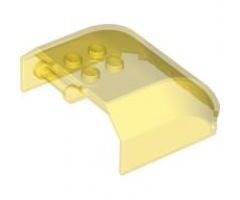 Windscreen 5 x 6 x 2 Curved Top Canopy with 4 Studs and Bar Handle