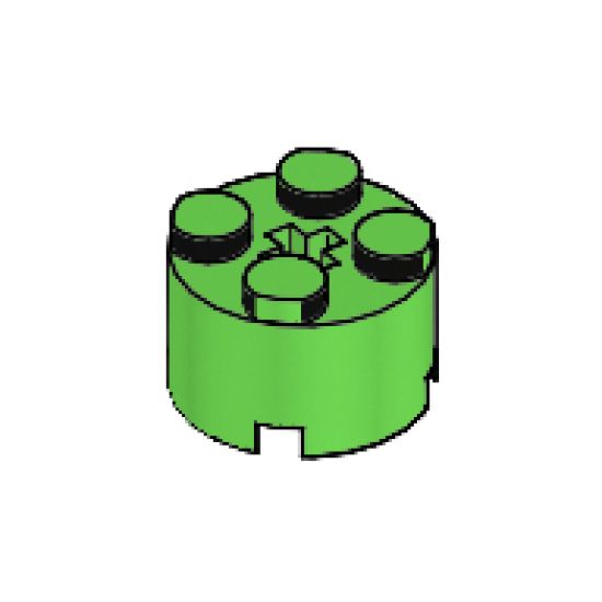 Brick, Round 2 x 2 with Axle Hole