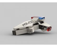 Futuristic Police Drone