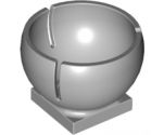 Cylinder Hemisphere 3 x 3 Ball Turret Socket with 2 x 2 Base