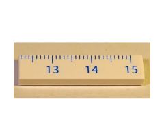 Tile 1 x 4 with Ruler CM 13 - 15 Pattern