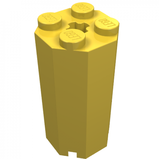 Brick, Modified Octagonal 2 x 2 x 3 1/3