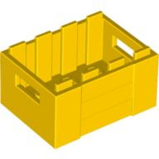Container Crate 3 x 4 x 1 2/3 with Handholds