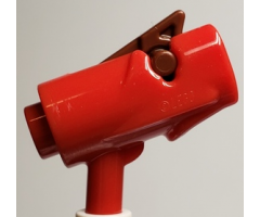 Minifigure, Weapon Gun, Mini Blaster / Shooter with Reddish Brown Trigger (15391 / 15392)