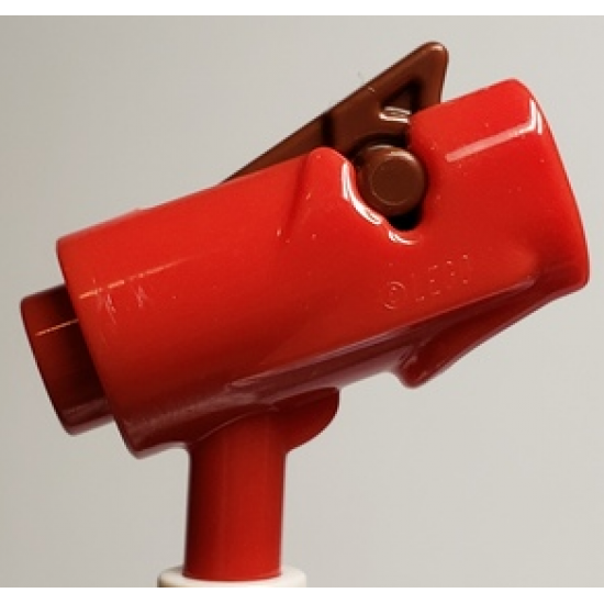 Minifigure, Weapon Gun, Mini Blaster / Shooter with Reddish Brown Trigger (15391 / 15392)
