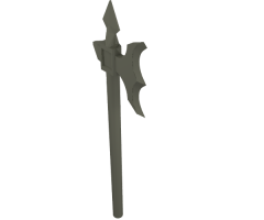 Minifigure, Weapon Halberd Elaborate