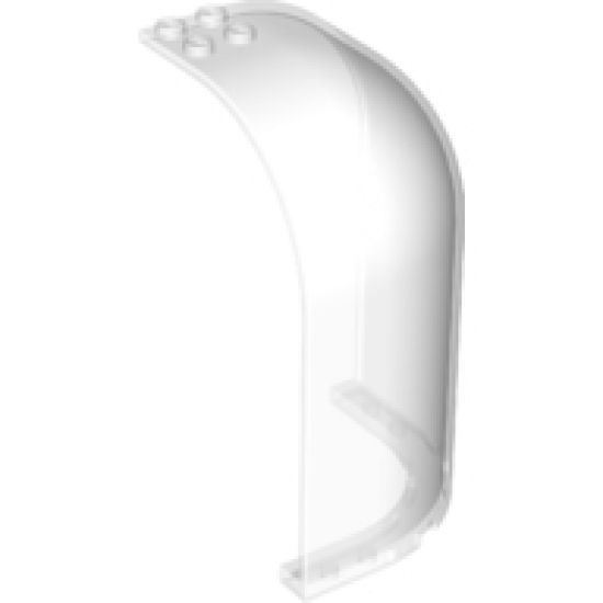 Panel 6 x 6 x 9 Corner Convex with Curved Top