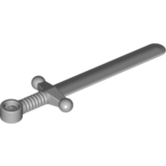 Minifigure, Weapon Sword, Greatsword Round