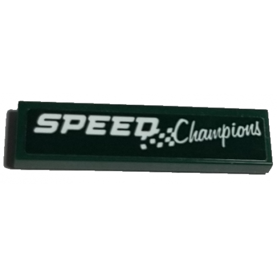 Tile 1 x 4 with 'SPEED Champions' Pattern (Sticker) - Set 75884