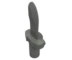 Minifigure, Weapon Knife with Flat Hilt End