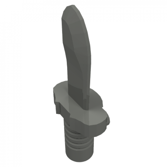 Minifigure, Weapon Knife with Flat Hilt End