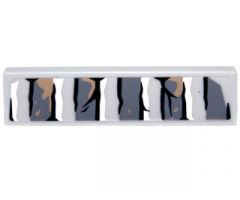Tile 1 x 4 with Bricks and Cracks Pattern Type 2 (Sticker) - Set 9473