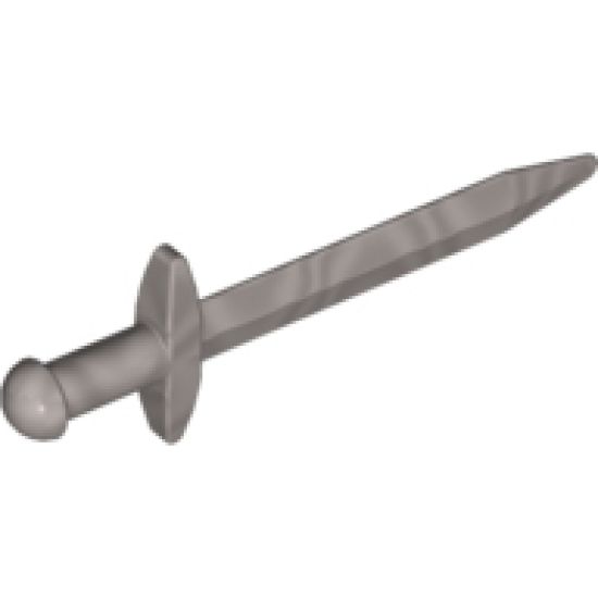 Minifigure, Weapon Sword, Greatsword Pointed with Thin Crossguard