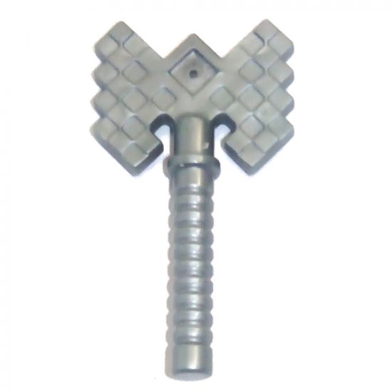 Minifigure, Weapon Axe Double Pixelated (Minecraft)