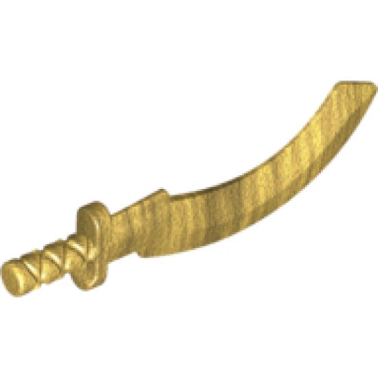 Minifigure, Weapon Sword, Khopesh (Sickle Sword)