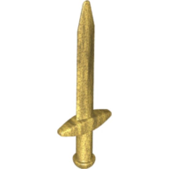 Minifigure, Weapon Sword, Greatsword Pointed with Thick Crossguard