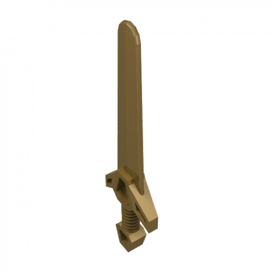 Minifigure, Weapon Sword, Greatsword Angular