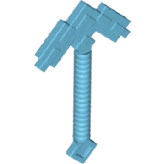 Minifigure, Utensil Pickaxe Pixelated (Minecraft)
