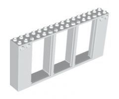 Door, Frame 2 x 16 x 6 with 3 Openings and 2 Studs on Either Side on Front