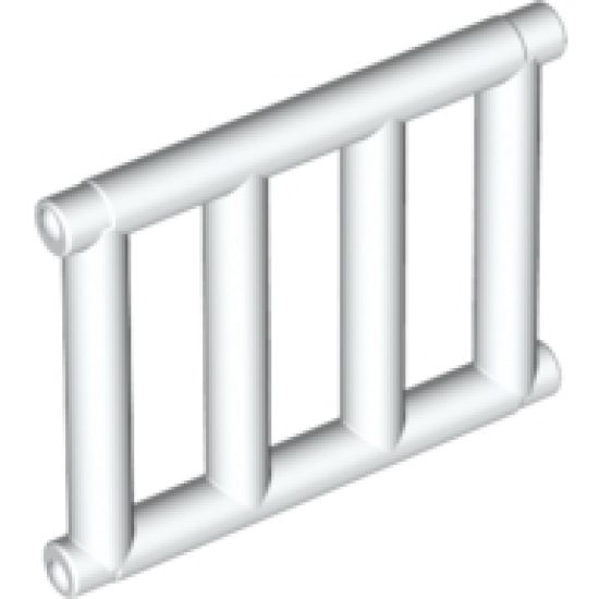 Bar 1 x 4 x 3 Grille with End Protrusions
