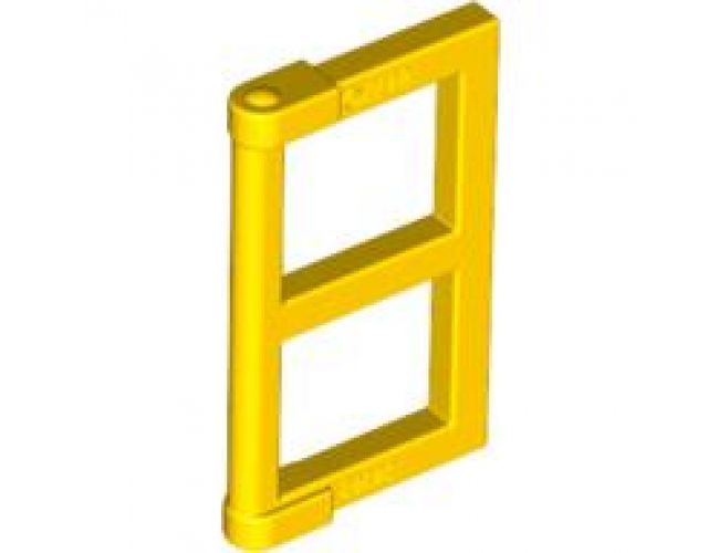 Pane for Window 1 x 2 x 3 with Thick Corner Tabs