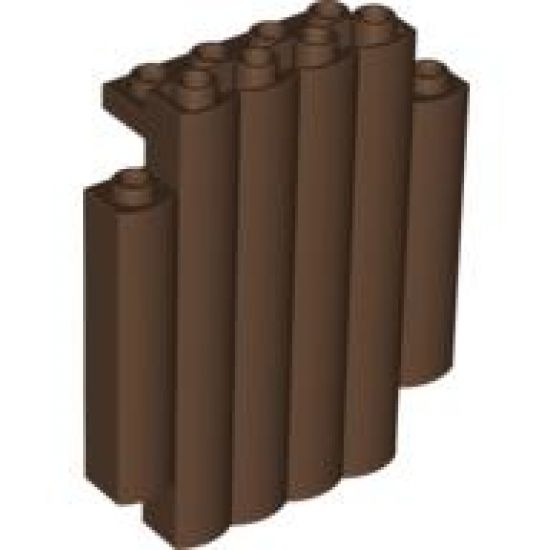 Panel 2 x 6 x 6 Log Wall (Palisade)