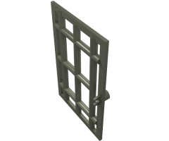 Door 1 x 6 x 7 Barred